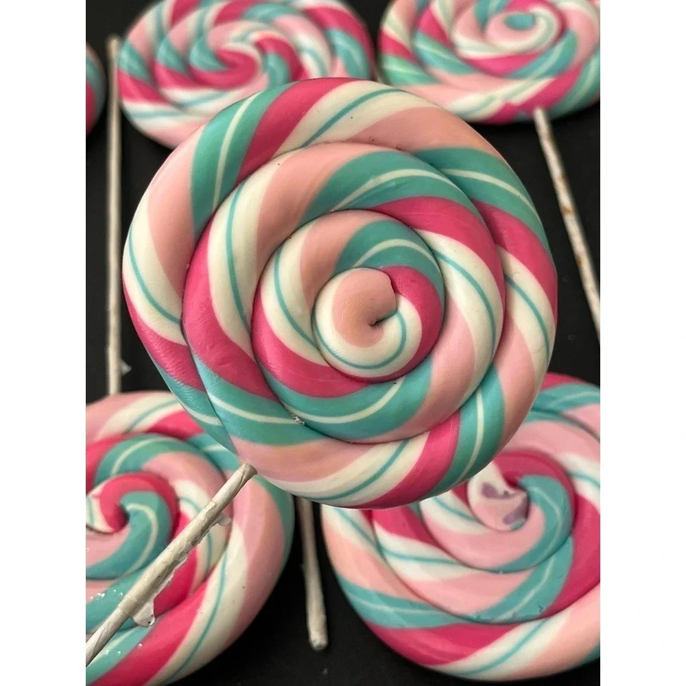 Colorful Candyland Candy Picks Christmas Tree Playful Photo Booth School Retro